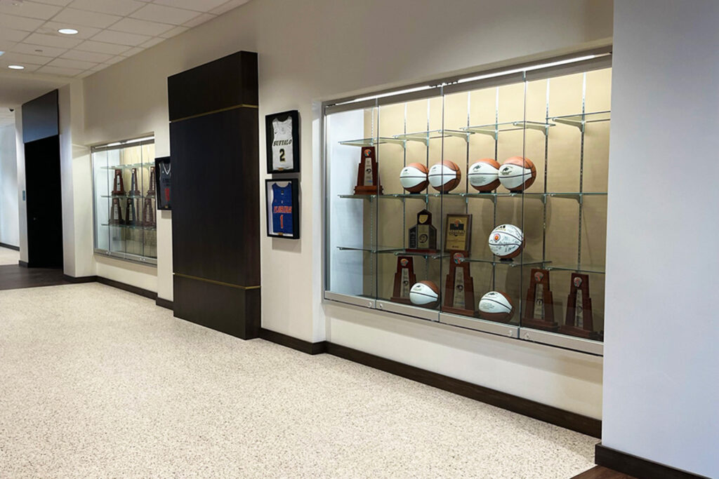 900DC Fully Recessed Display Cases Gallery 1