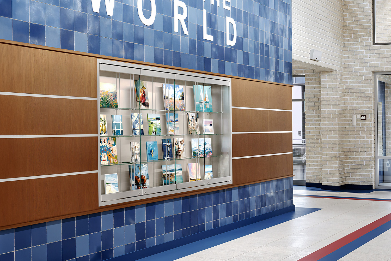 900DC Fully Recessed Display Cases Gallery 4