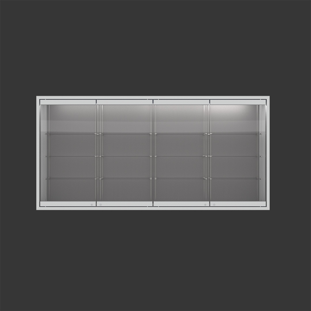 900DC Fully Recessed Display Cases Gallery Product Image