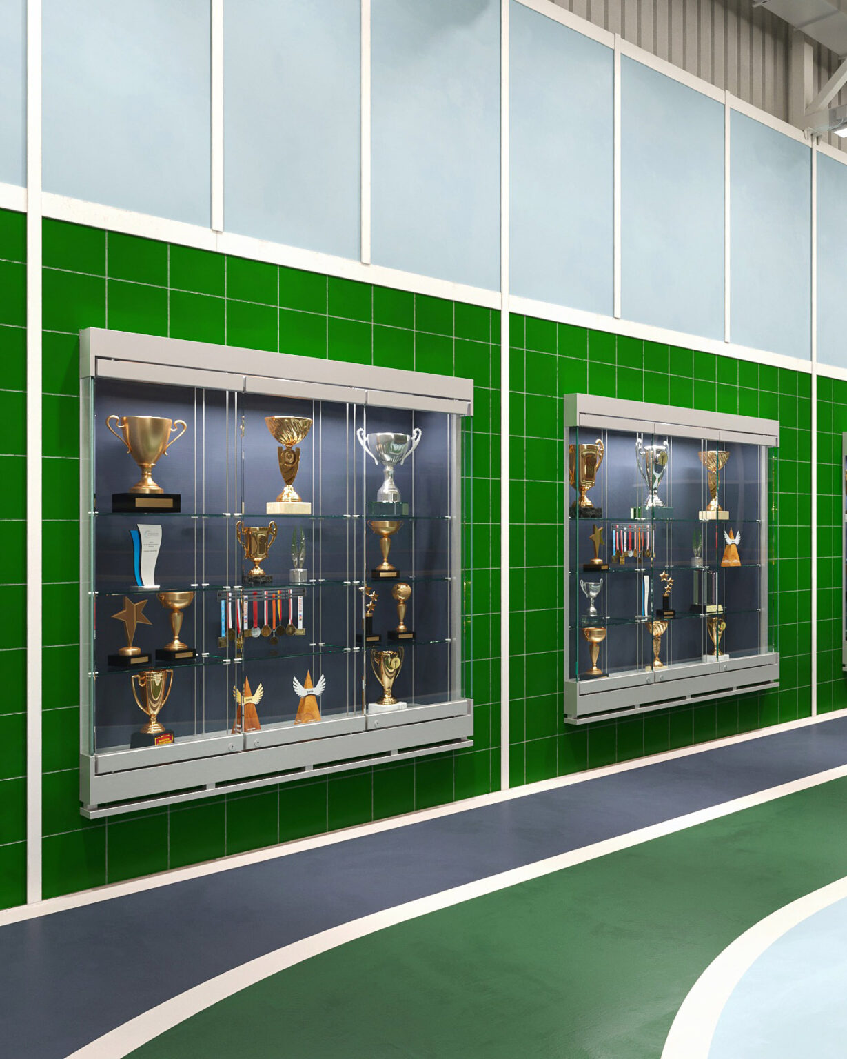Display Object 900GR Semi-Recessed Display Case | Custom Framed Display Cases