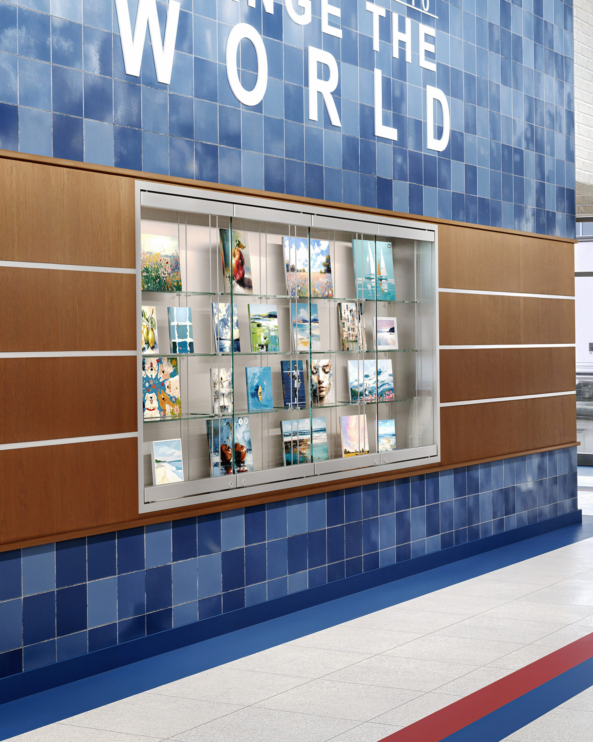 Corporate display case