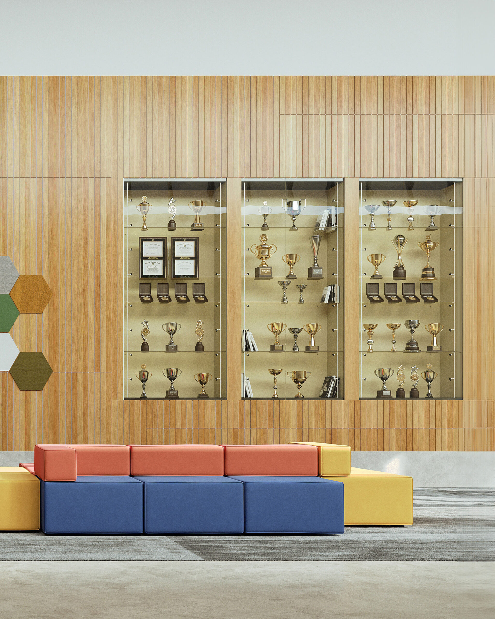 Hospitality display case hero